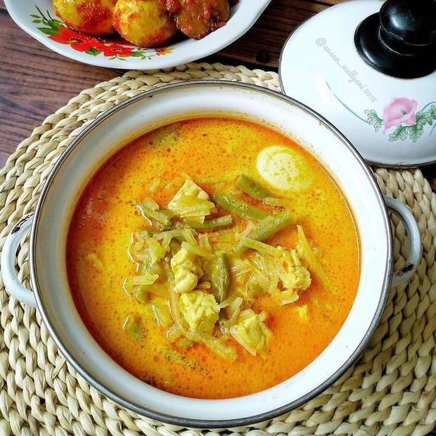Sayur labu untuk menu masakan lebaran