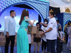 Bamsoet dan Founder CRK Corporation Berikan Santunan Anak Yatim