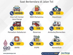 Simpan Wak! Ini 9 Nomor Penting Saat Berkendara di Jalan Tol