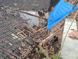 2 Rumah di Bulukerto Wonogiri Rusak Tertimpa Tanah Longsor