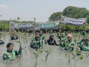GoGreener Capai 5.000 Pohon, Gojek Bidik Penanaman Pohon di Hari Bumi