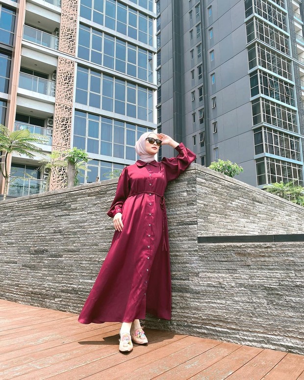 Hijab style ala Citra Kirana/Foto: Instagram.com/citraciki