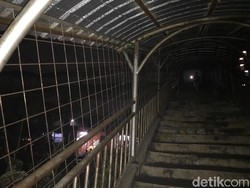 JPO Aborsi di Stasiun UI Gelap Gulita, Warga Khawatir Begal Payudara-Copet