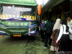 Pemudik Naik Bus ALS di Medan Didominasi Tujuan Sumbar