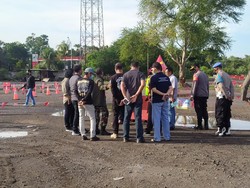 Gerak Cepat! Pos Pemeriksaan Tergenang Air di Gilimanuk Sudah Diuruk