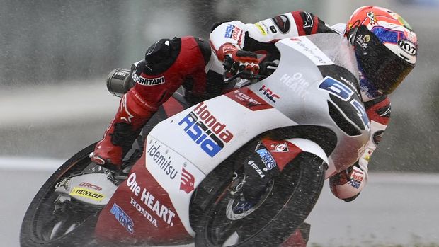 Mario Aji di Moto3 Portugal. Mario Aji, Moto3, Portuguese MotoGP, 23 April 2022
