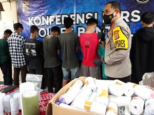 Polisi Gerebek Rumah di Bantul, 8 ABG Pembuat Mercon Dibekuk