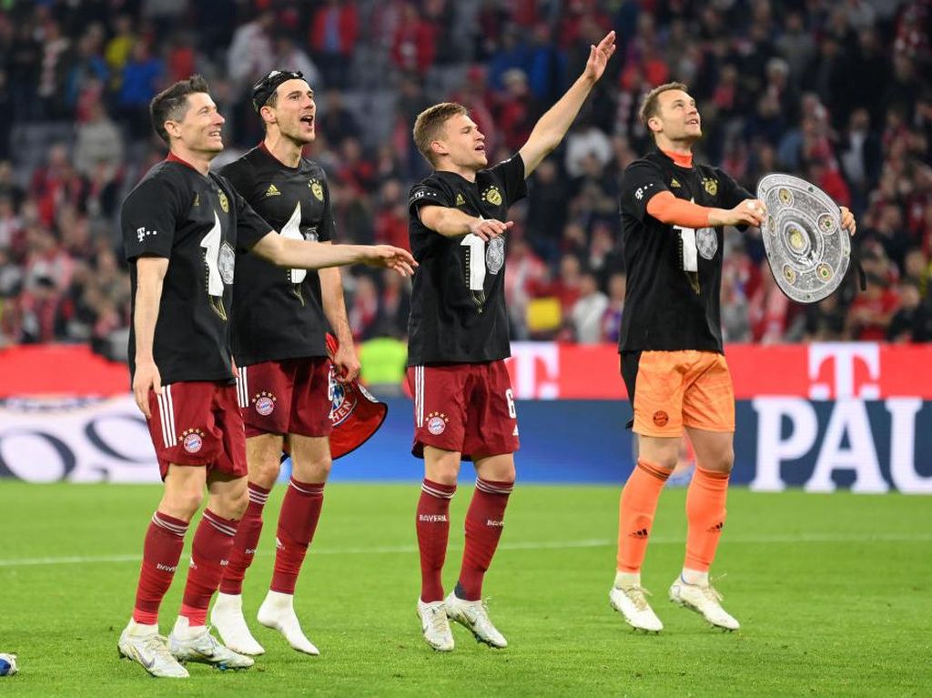 Bayern Juara Bundesliga 10 kali Beruntun, Dortmund Tak Punya Sebanyak Itu