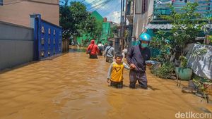 Jelang Lebaran, Desa Daeyuh Kolot Bandung Kebanjiran