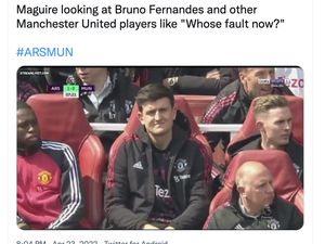 MU Disikat Arsenal, Netizen: Tanpa Harry Maguire Tetap Payah