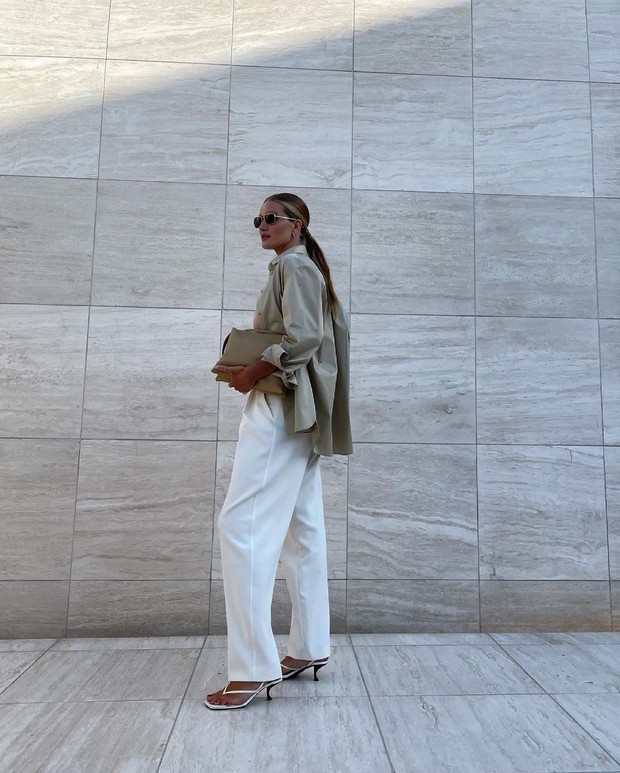 Office look ala Rosie Huntington-Whiteley/ Foto: Instagram.com/rosiehw