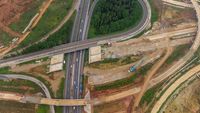 Potret Proyek Tol Japek II Selatan dari Udara