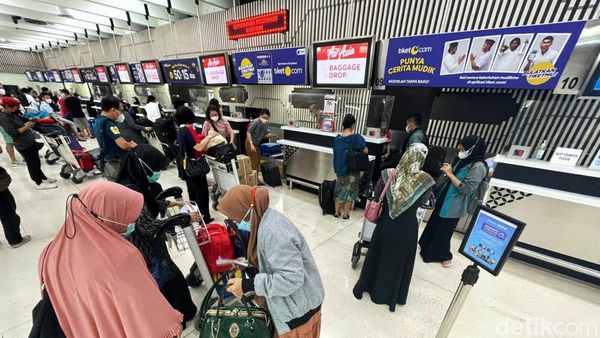 Terminal 1 Bandara Soetta Mulai Ramai Pemudik