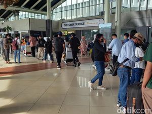 Jelang Lebaran, Pemudik Mulai Padati Terminal 1A Bandara Soetta