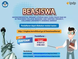 Beasiswa Microcredential Columbia University-AS untuk Guru TK dan SD, Ini Syaratnya