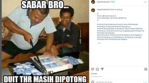 8 Meme Kocak THR yang Tak Kunjung Cair Ini Bikin Senyum Kecut, Ngenes!
