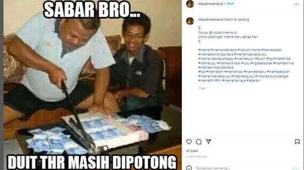 8 Meme Kocak THR yang Tak Kunjung Cair Ini Bikin Senyum Kecut, Ngenes!