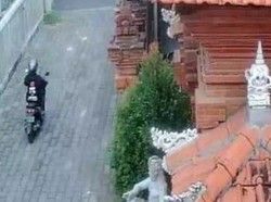 Viral, Perempuan di Badung Dilecehkan Pemotor saat Menyapu