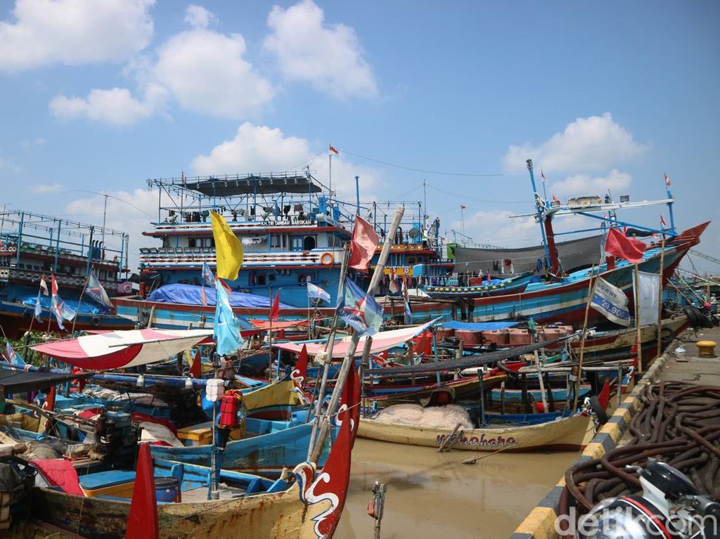 ABK Mudik Lebaran, Sungai Silugonggo Juwana Dipadati Kapal Nelayan