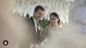 10 Foto Jessica Tanoesoedibjo Nikah Bergaun Elie Saab, Jokowi Jadi Saksi