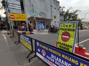 Siap-siap, Penerobos Jembatan Tunggulmas Malang akan Ditilang Siap-siap, Penerobos Jembatan Tunggulmas Malang akan Ditilang