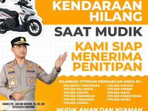 Polresta Tangerang Buka Penitipan Kendaraan Selama Mudik, Ini Syaratnya