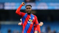 Jeffrey Schlupp, bek sayap Crystal Palace ini cuma sekali umpan sukses dari 10 percobaan selama 80 menit di laga kontra Southampton di musim 2020/2021. Untung Palace menang 1-0 (Getty Images)