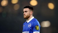 Aaron Connolly pemain sayap Brighton cuma sekali umpan sukses dari empat kali percobaan selama 66 menit di laga kontra Everton pada musim 2020/2021. Brighton kalah 2-4 (Getty Images)