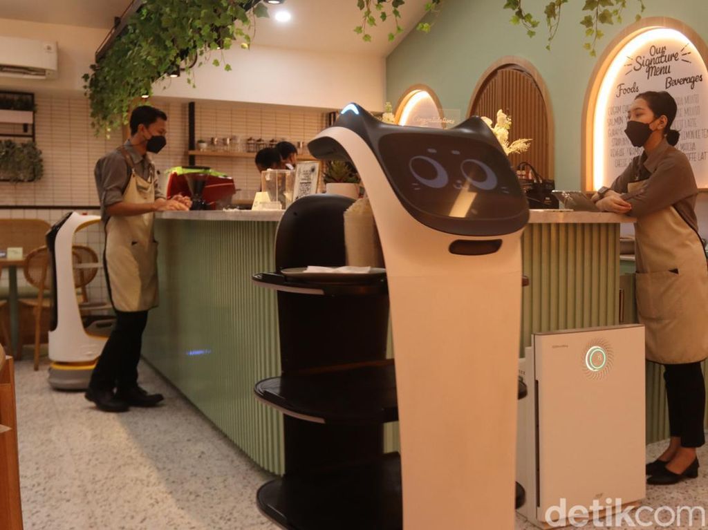 Cafe Instagramable dan Canggih di Bandung, Makanan Diantarkan Robot Cafe Instagramable dan Canggih di Bandung, Makanan Diantarkan Robot