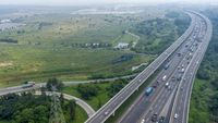 Suasana Uji Coba Gage di Tol Cikampek