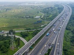 Suasana Uji Coba Gage di Tol Cikampek