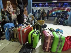 Warga Aceh Ramai-ramai Mudik, Terminal Bus Lhokseumawe Sibuk