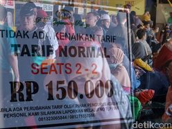 H-7 Lebaran, Terminal Bus Pondok Pinang Diserbu Calon Pemudik