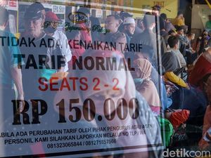 H-7 Lebaran, Terminal Bus Pondok Pinang Diserbu Calon Pemudik