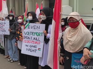 Pekik Dukungan dari Bandung untuk Palestina
