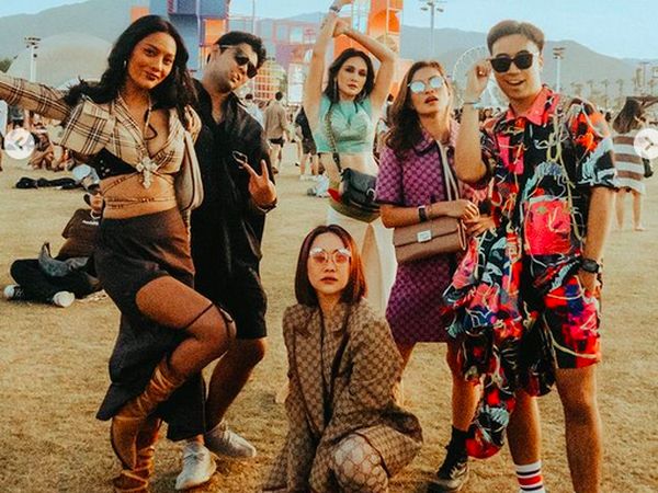 7 Gaya Artis Indonesia di Coachella 2022, Gaya Luna Maya Banjir Pujian