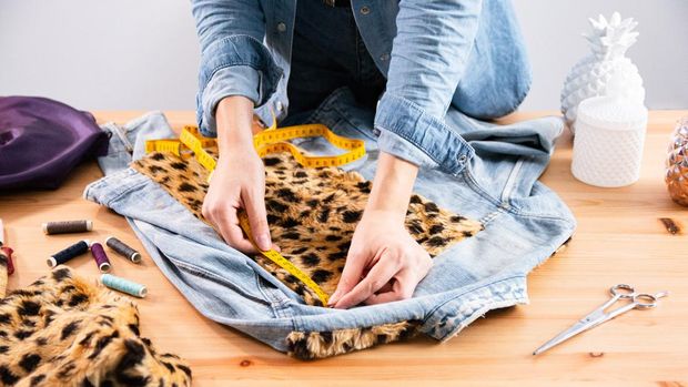 ilustrasi upcycling fashion