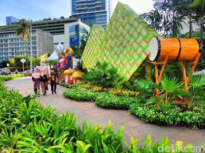 Jakarta Bersolek Sambut Hari Raya Idul Fitri