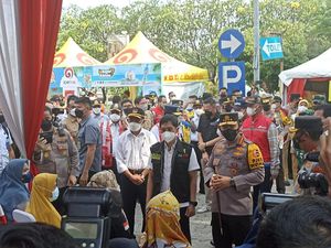 Tinjau Km 57 Tol Cikampek, Kapolri Paparkan Rencana Penanganan Mudik