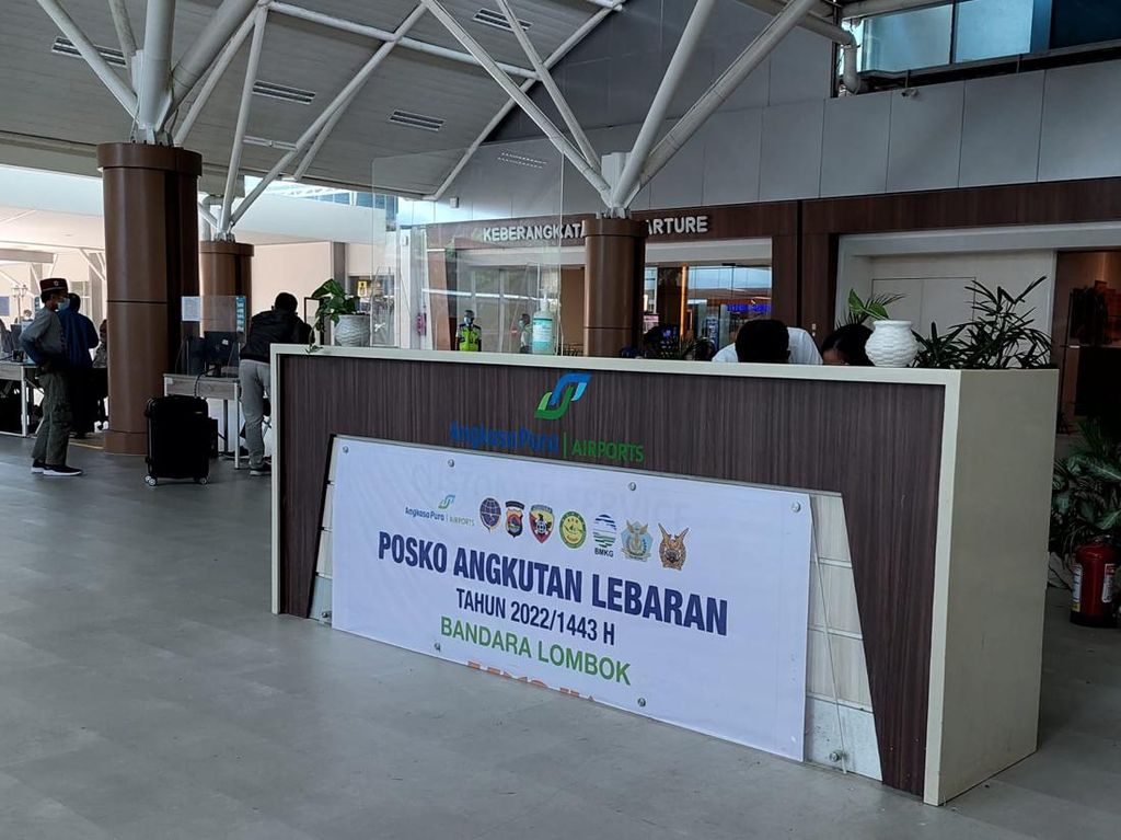 Pantau Arus Mudik, Bandara Lombok Operasikan Posko Lebaran 2022