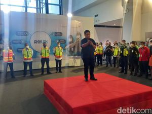 Jelang Lebaran, Erick Thohir Cek Kesiapan Personel Bandara Soetta