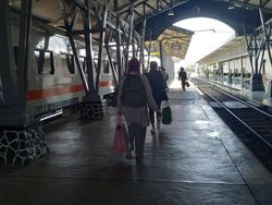 Pemudik Daop 7 Madiun Melonjak 168 Persen