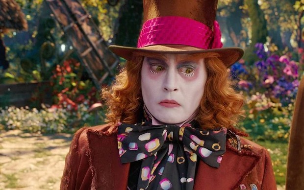 Peran iconic Johnny Depp - Mad Hatter (2010 & 2016)/Foto: telegraph.co.uk