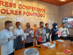 Polres Ponorogo Amankan 11 Kilogram Bubuk Petasan, 2 Orang jadi Tersangka