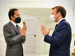 Jokowi Beri Selamat ke Macron Usai Terpilih Lagi Jadi Presiden Prancis