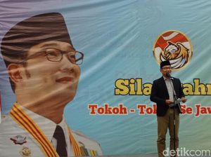 Hadiri Silaturahmi Relawan, Ridwan Kamil Diteriaki Presiden