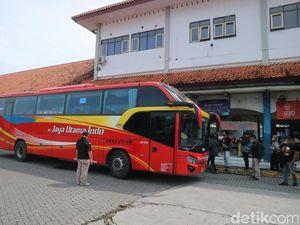 Lonjakan Pemudik di Terminal Jati Kudus Mulai Terasa