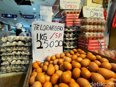 Tak Cuma Daging Sapi, Harga Telur Ikut Naik Jelang Lebaran