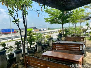 Wow! di Rest Area KM 575 A Solo-Ngawi Ada Kafe Kekinian Tema Kebun