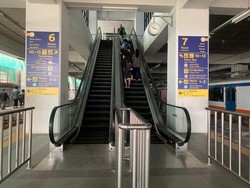 Kondisi Terbaru Kerusakan Eskalator di Stasiun Manggarai
